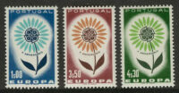 1964. Португалия. Серия: "EUROPA Stamps", 3/3, ** [931-933] 8