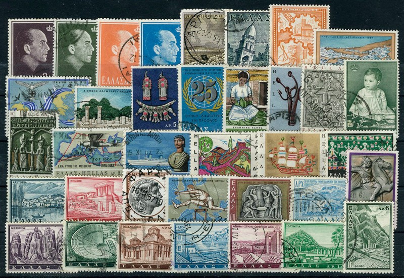 Набор марок. Греция (36 шт) [imp-583] 1