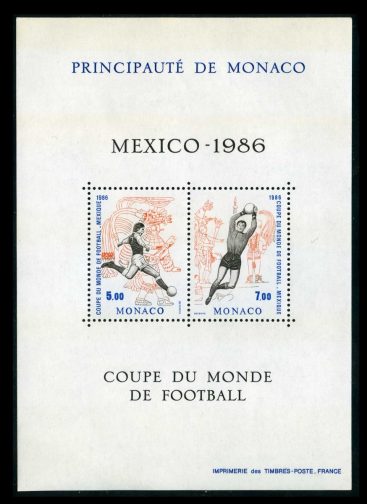 1986. Монако. Чемпионат мира по футболу 1986 года - Мексика