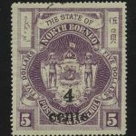 1900. Япония. 日本.  "Japan Postage Stamps Overprinted "Korea" in Red" (•) [imp-13009] 2