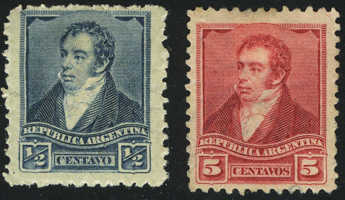 1892. Аргентина. Бернардино Ривадавия / Rivadavia