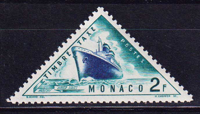 1953-1954 Монако. Доплатные марки. Транспорт [imp-14135] 1