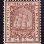 1892 Новая Каледония. Надпись: "NLLE CALÈDONIE et DEPENDANCES" - цветная бумага. [imp-14262] 4