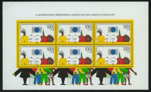 1990. Германия (ФРГ). Блок "10-я Международная выставка молодежных марок"