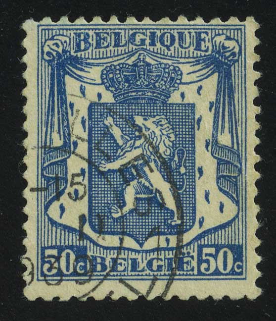 1946. Бельгия. "Герб",  (•) [BE732_5] 1