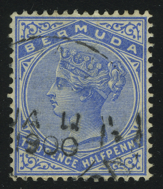 1883. Бермудские Острова. Королева Виктория.
