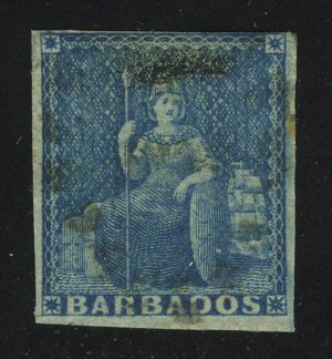1852 -1858 Britannia - Bluish Paper