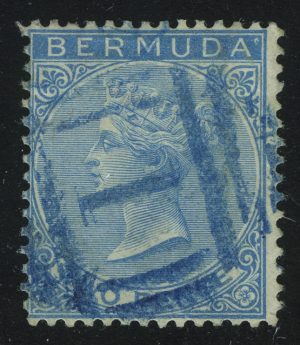 1866. Бермудские Острова. Королева Виктория.