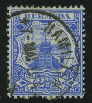 1908. Бермудские Острова. Сухой док. 2½P, (•)