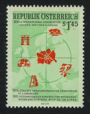 1956. Австрия. 23-й Международный конгресс по жилищному строительству и градостроительству