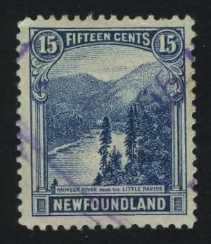 1923. Ньюфаундленд. Сцены Ньюфаундленда: Река Хамбер, недалеко от Литтл-Рапидс
