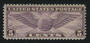 1931. США. Крылатый глобус. 5 ¢. Авиапочта