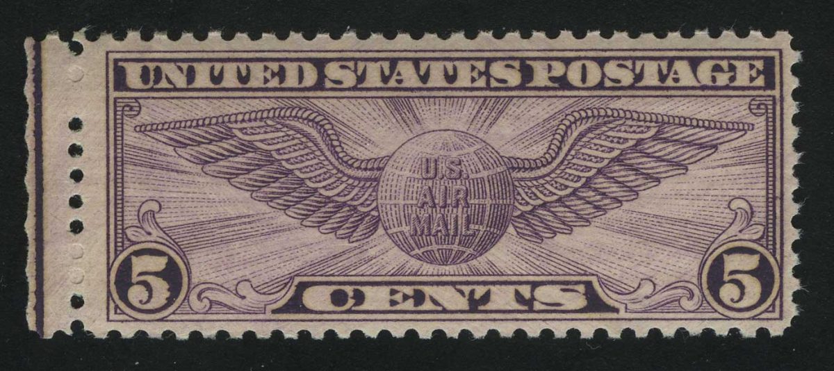 1931. США. Крылатый глобус. 5 ¢. Авиапочта