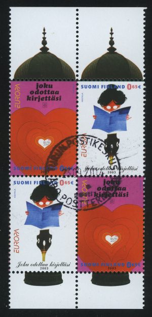2003. Финляндия. Europa (C.E.P.T.), Posters. Квартблок