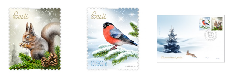 20.10 2022 Выпущенные сегодня рождественские марки отмечают 30-летие выпуска первой рождественской марки