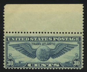 1939. США. Крылатый глобус. 30 ¢. Авиапочта