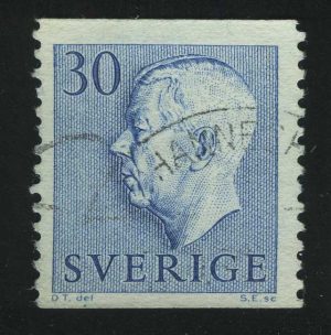 1957. Швеция. Король Густав VI