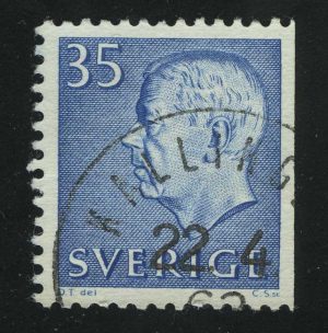 1961. Швеция. Король Густав VI
