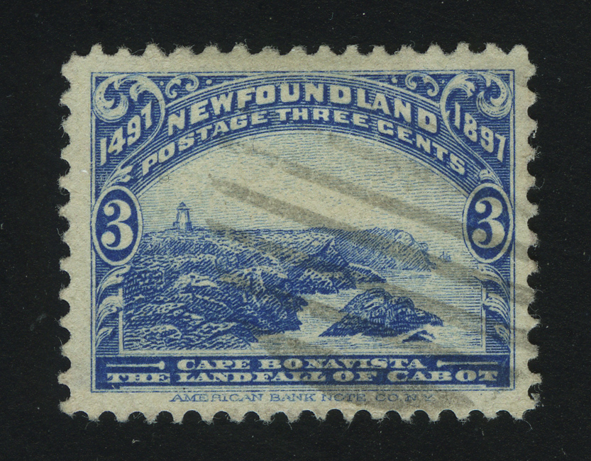 1897. Ньюфаундленд. Мыс Бонависта. 3 ¢