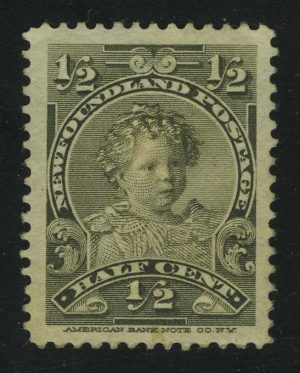 1898. Ньюфаундленд. Принц Эдуард, впоследствии герцог Виндзорский. ½ ¢