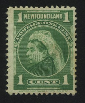 1898. Ньюфаундленд. Королева Виктория (1819-1901). 1 ¢