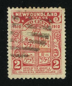 1910. Ньюфаундленд. Оружие колонизации Co. 2 ¢