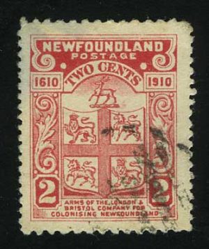 1910. Ньюфаундленд. Оружие колонизации Co. 2 ¢