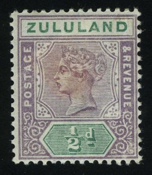 1894. Зулуленд. Королева Виктория. ½ d