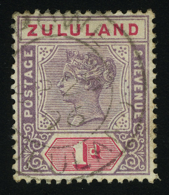 1894. Зулуленд. Королева Виктория. 1 d