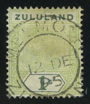 1894. Зулуленд. Королева Виктория (1819-1901). 1Sh
