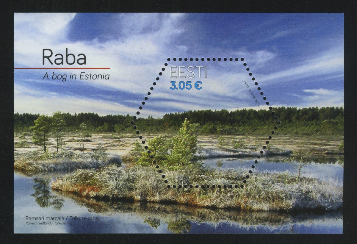 2016. Эстония. Блок "Сохранение и восстановление естественных болот в Эстонии"
