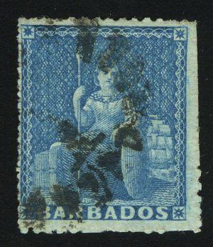 1861. Барбадос. Британия, 1P