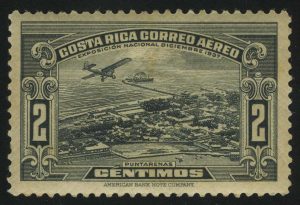 1937. Коста-Рика. Авиапочта. Пунтаренас