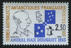 1991. Французские Южные и Антарктические Территории. Адмирал Макс Дуге (1903-1989)