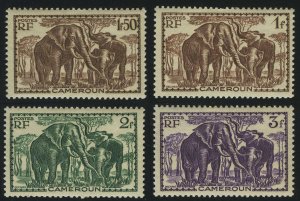 1939. Камерун. Картины Камеруна, Африканский слон (Loxodonta africana)