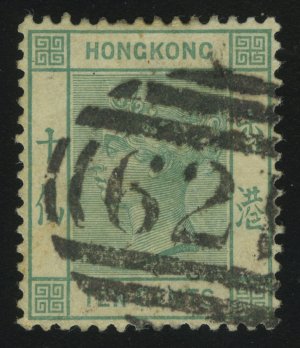 1882. Гонконг. Королева Виктория. 10C. Стандарт