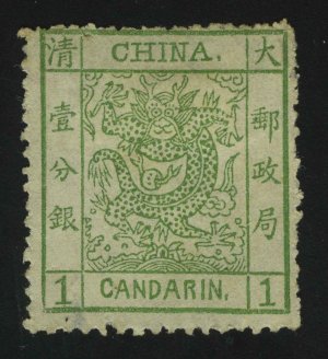 1885. Китайская империя. Большой Императорский дракон. 1Ca