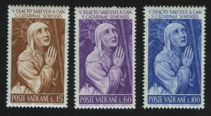 1962. Ватикан. серия "500-летие беатификации Катарины Сиенской"