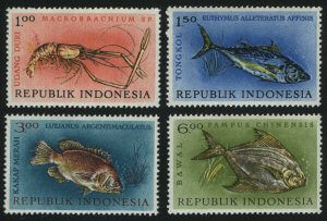 1963. Индонезия. Серия "Морская жизнь"