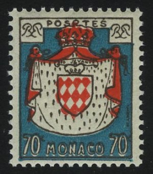 1954. Монако. Герб. 70C