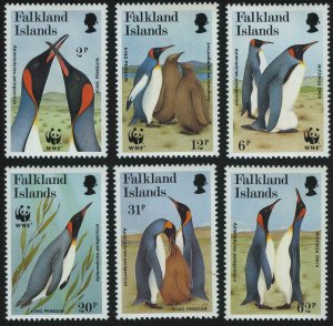 1991. Фолклендские острова. Серия "Всемирный фонд дикой природы. Королевский пингвин"