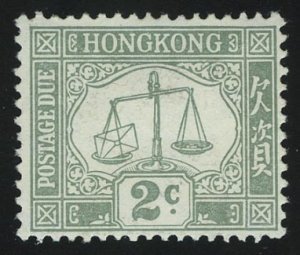 1924. Гонконг. Доплатные. Письмо на весах. 2C