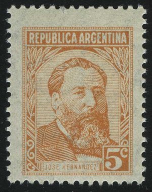 1957. Аргентина. Хосе Эрнандес (1834-1886), поэт