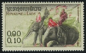 1958. Лаос. Азиатский слон (Elephas maximus)