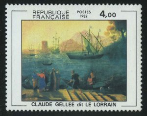 Claude Gellée said Le Lorrain "Boarding at Ostia"
