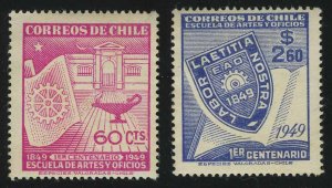 1949. Чили. 100-летие школы искусств и ремёсел