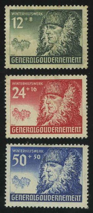 1940. Польша. Генерал-губернаторство. 1-я годовщина создания Генерального правительства. Немецкий зимний помощник