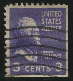 1938. США. Томас Джефферсон (1743-1826), третий президент США.