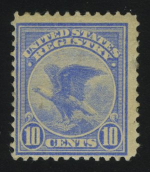 1911. США. Регистрационные марки. Белоголовый орёл. 10C