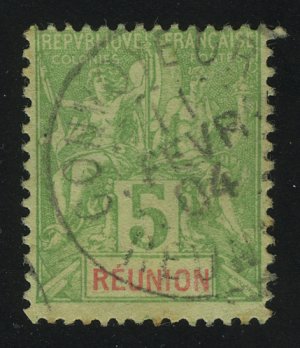 1900 -1905 Inscription: "RÉUNION"
